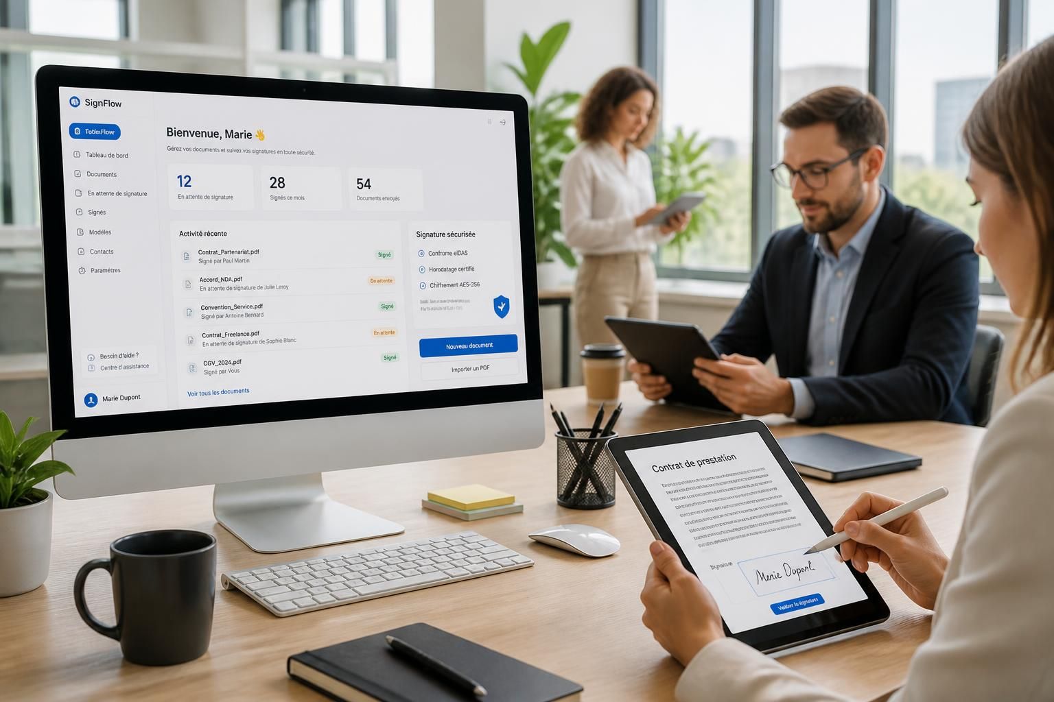 découvrez comment la signature électronique signaturit fonctionne pour signer et sécuriser facilement vos fichiers pdf, garantissant authenticité et confidentialité.