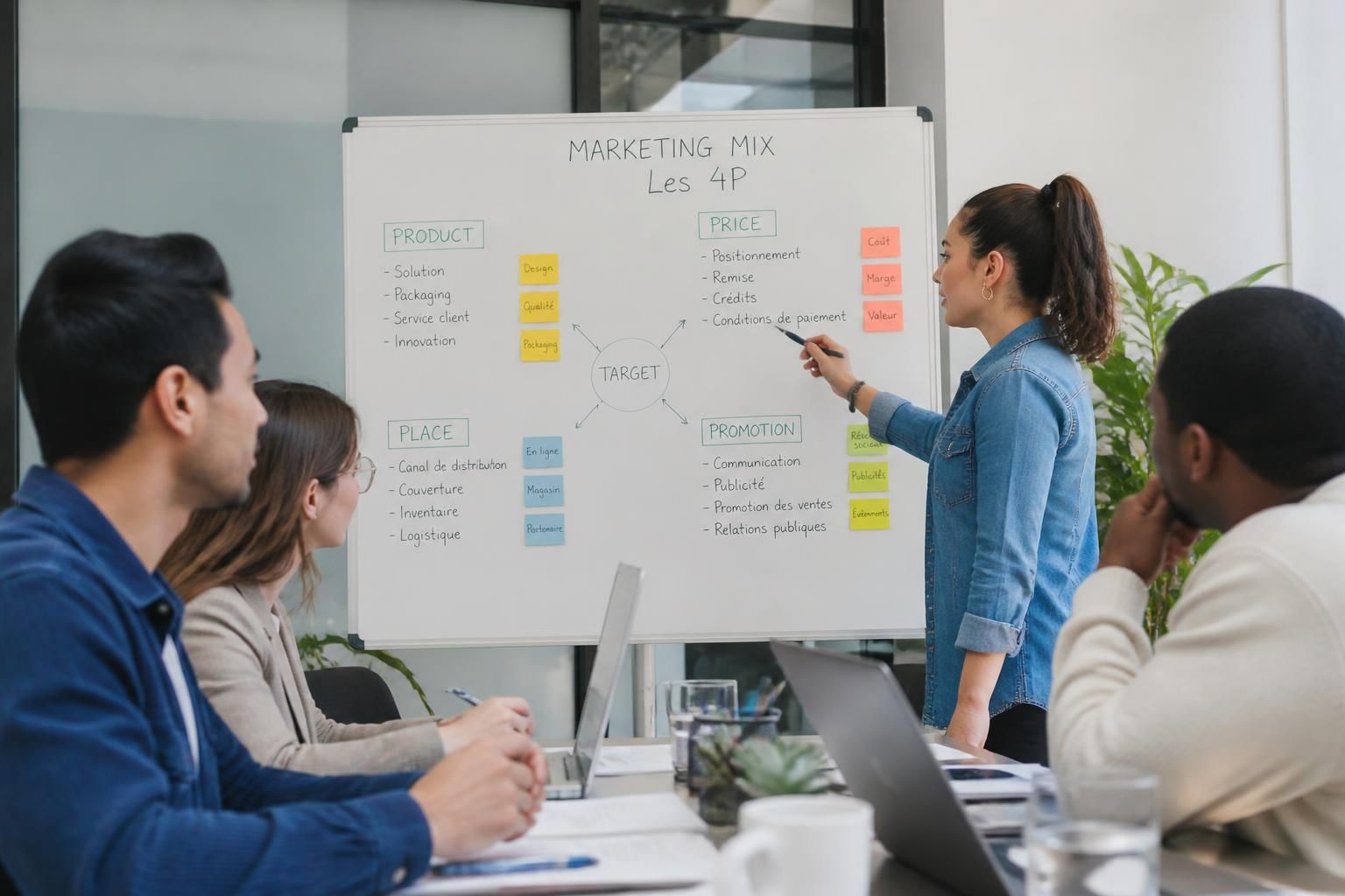 découvrez les 4 p du marketing mix : produit, prix, place et promotion, expliqués simplement pour optimiser votre stratégie marketing.