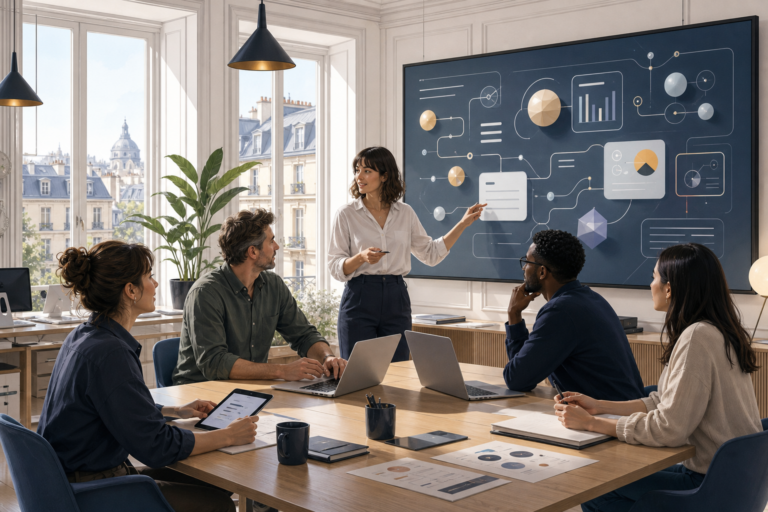 Illustration de la culture tech en entreprise